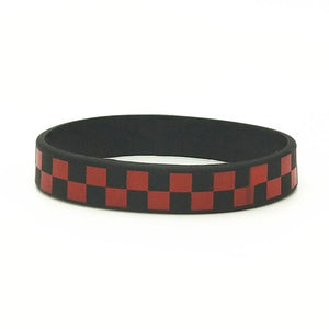 Printed Checkered Plaid Wristband