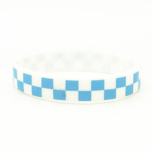 Printed Checkered Plaid Wristband
